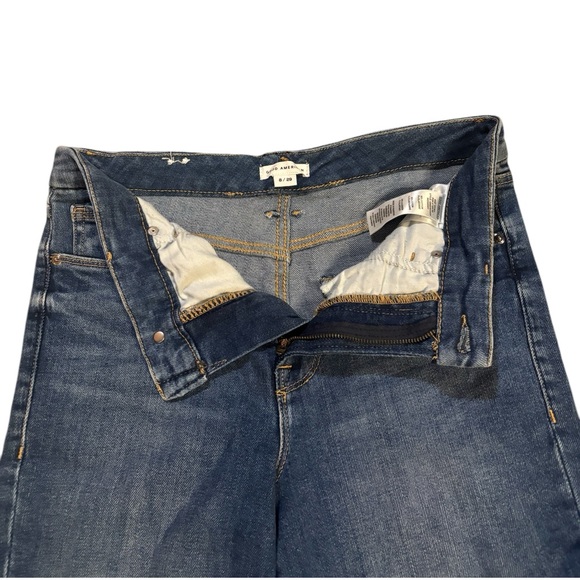 Good American Good Waist Indigo High Rise Step Hem Jeans Blue Size 8/29 - Picture 3 of 10